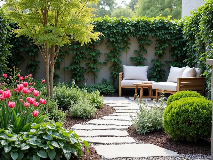 landscaping solutions for small yard boundaries