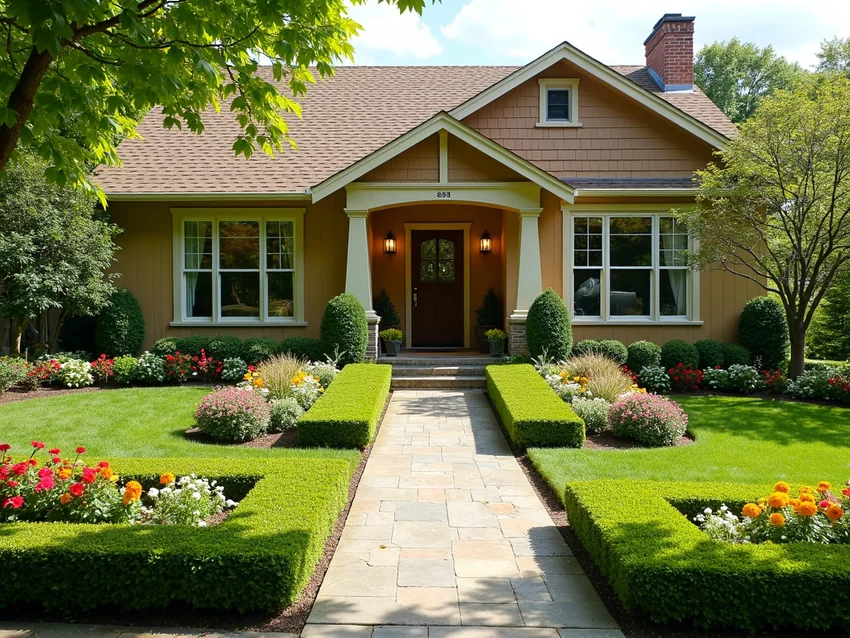 how to enhance curb appeal with garden design