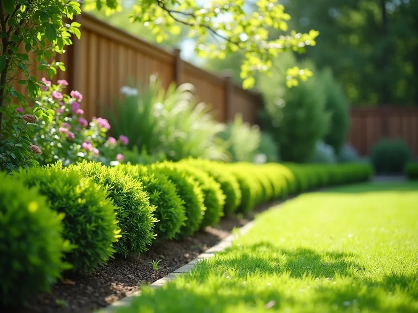 using plants for effective boundary definition in gardens